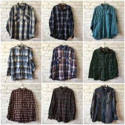 Flannel Shirts (mixed styles) by the Pound